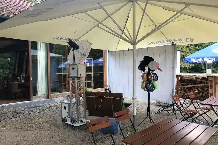 Fotobox auch Outdoor möglich Fotobox Scheune Neuhaus