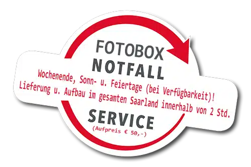 Logo Fotobox Notfall Service Label Fotobox Notfall Service